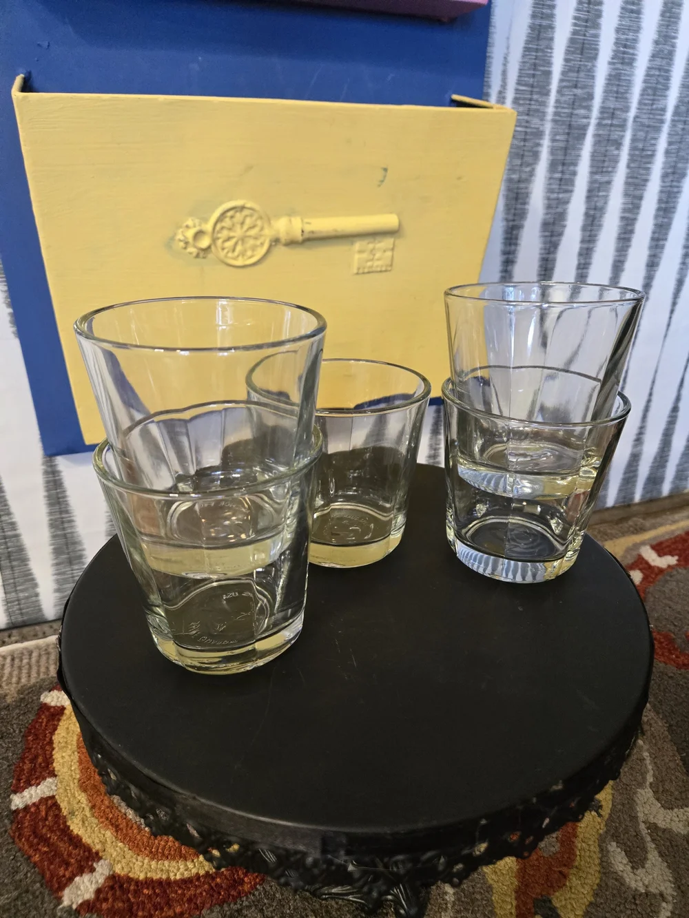 Set of 5 Anchor Hocking Clear Glass Tumblers 4